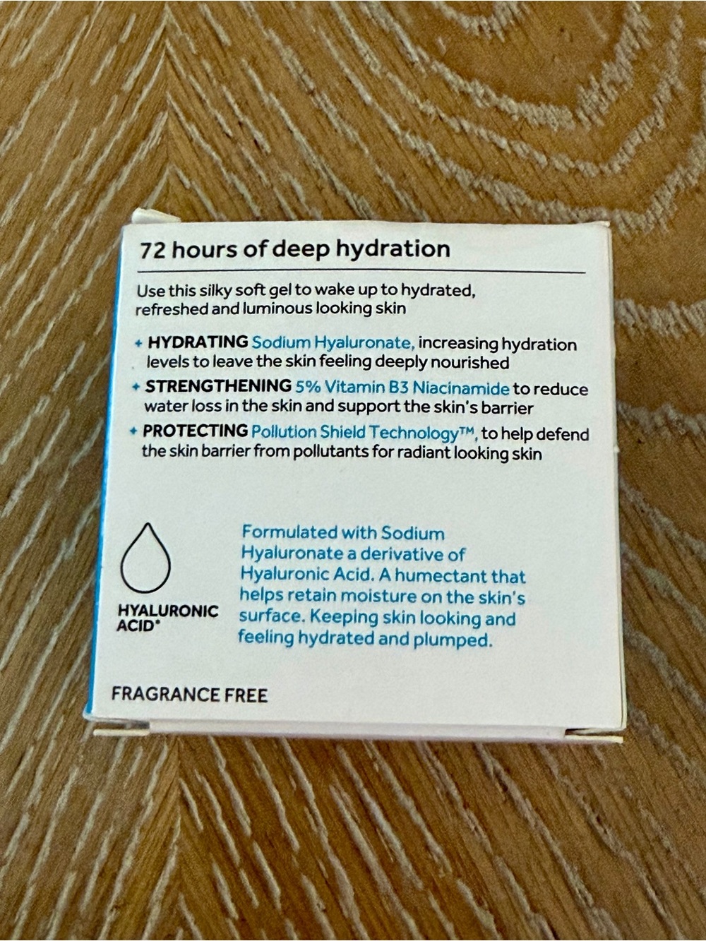 No7 HydraLuminous+ Hydrating Night Gel — Blue - Picture 2 of 8